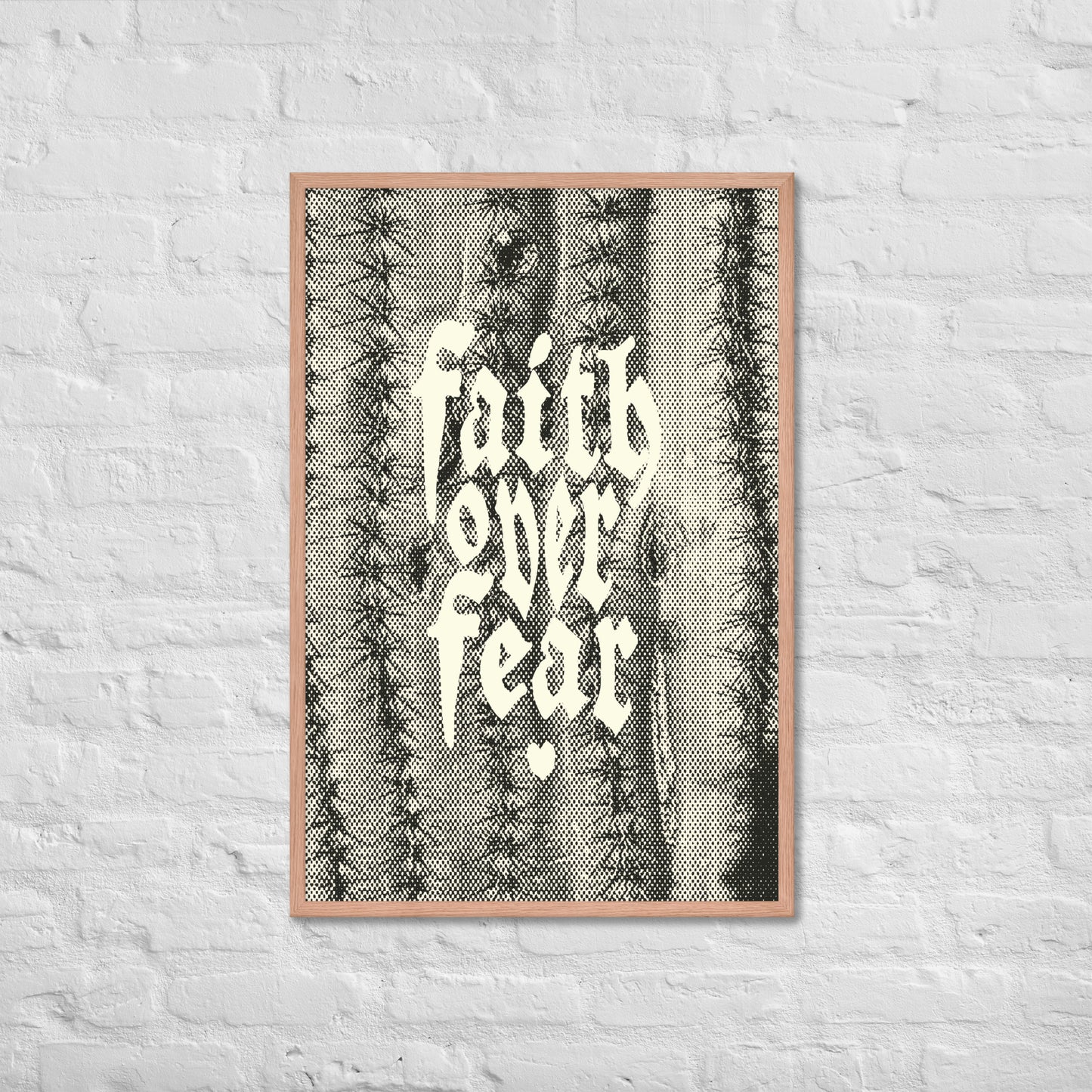 Faith Over Fear print lifestyle 3