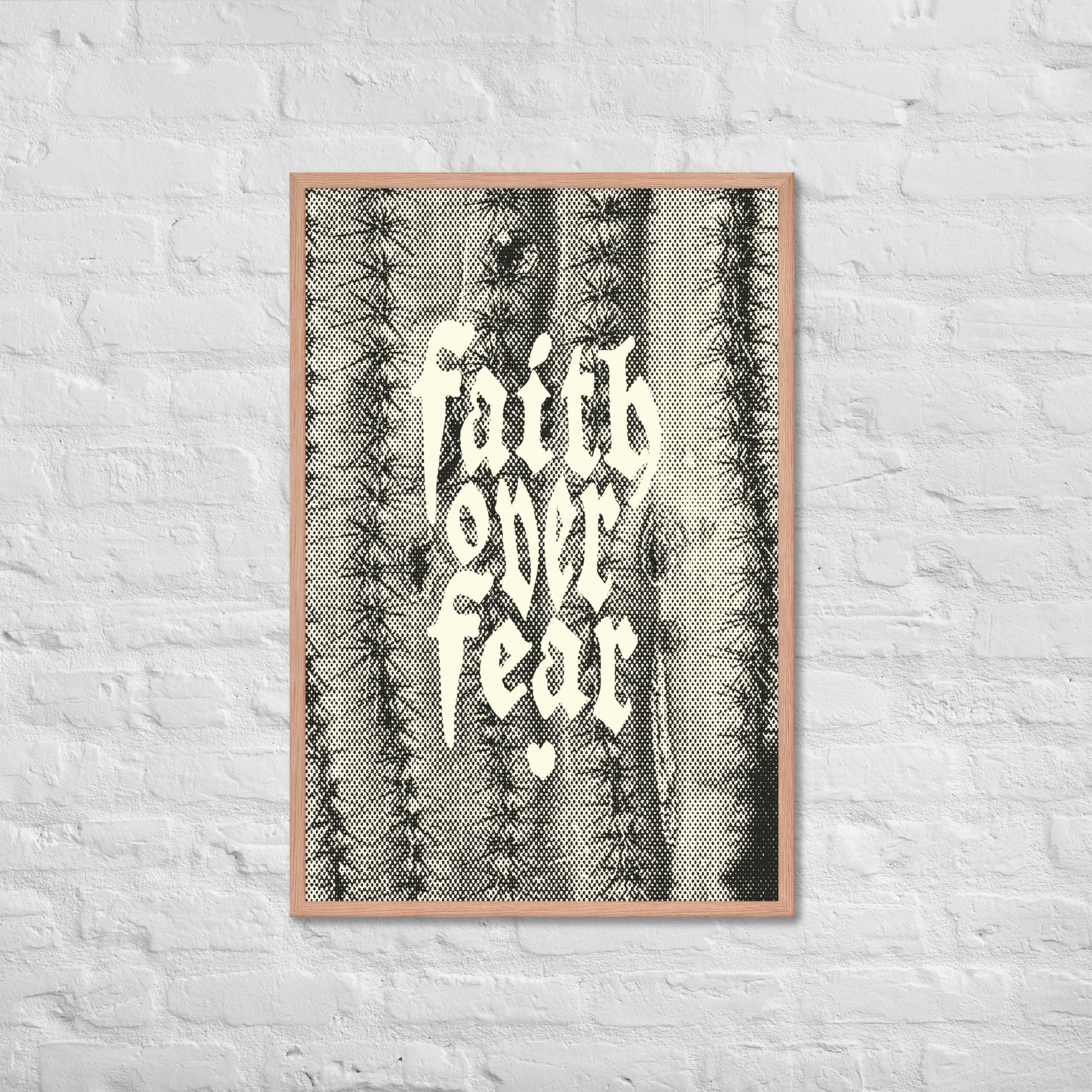 Faith Over Fear print lifestyle 3