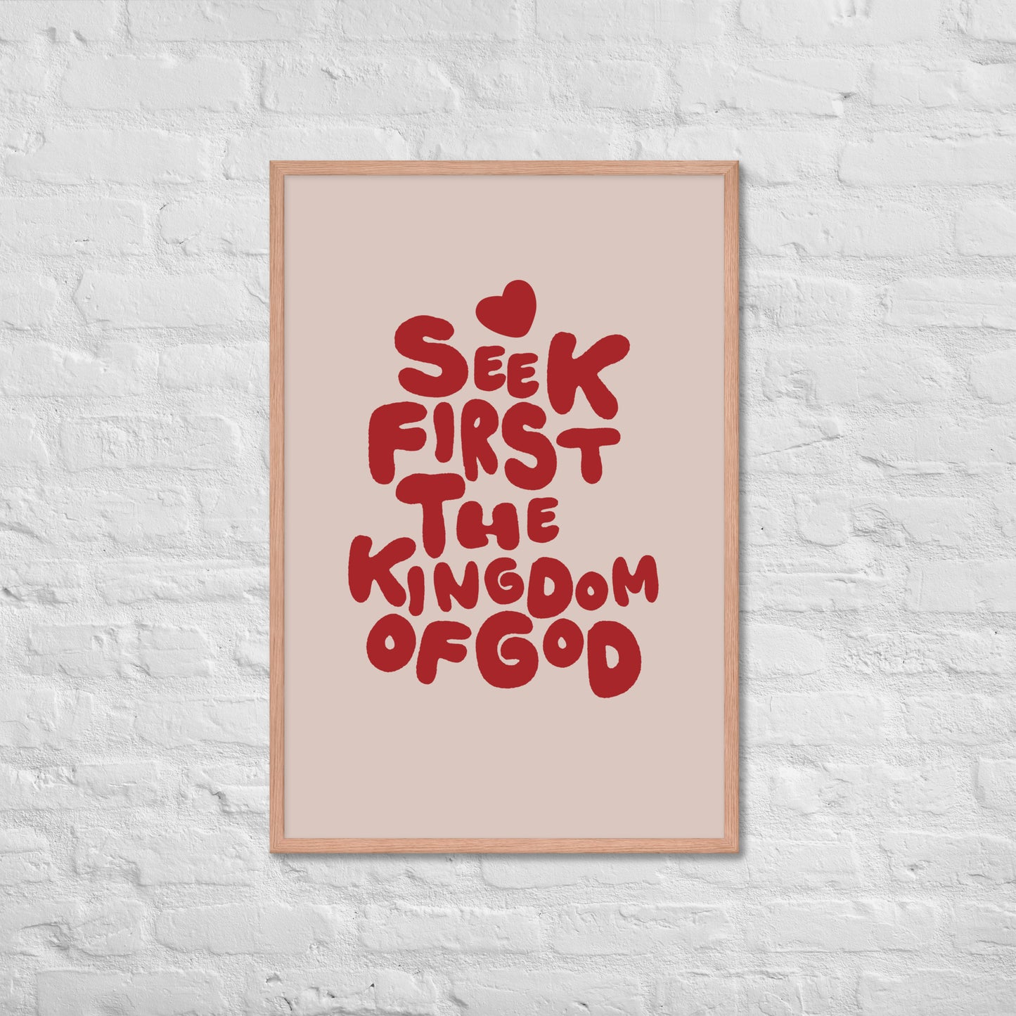 Seek the Kingdom print lifestyle 3