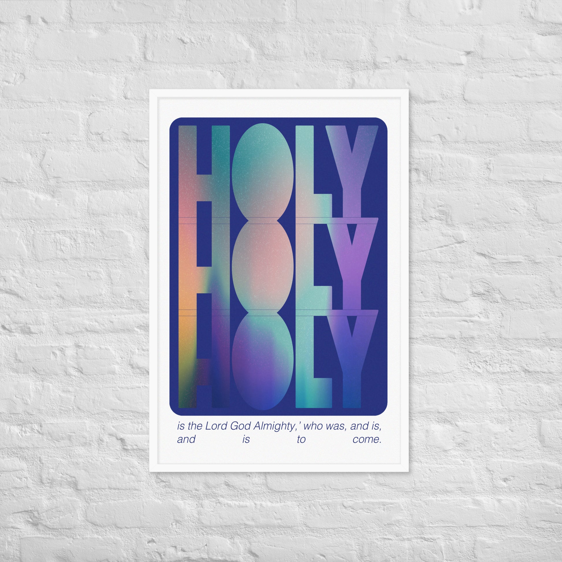 Holy Holy Holy print lifestyle 2