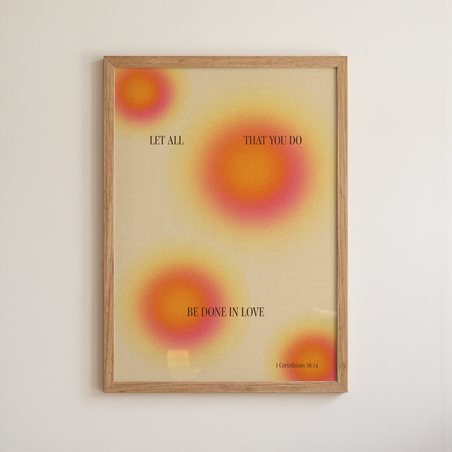 1 Corinthians 16:14 print