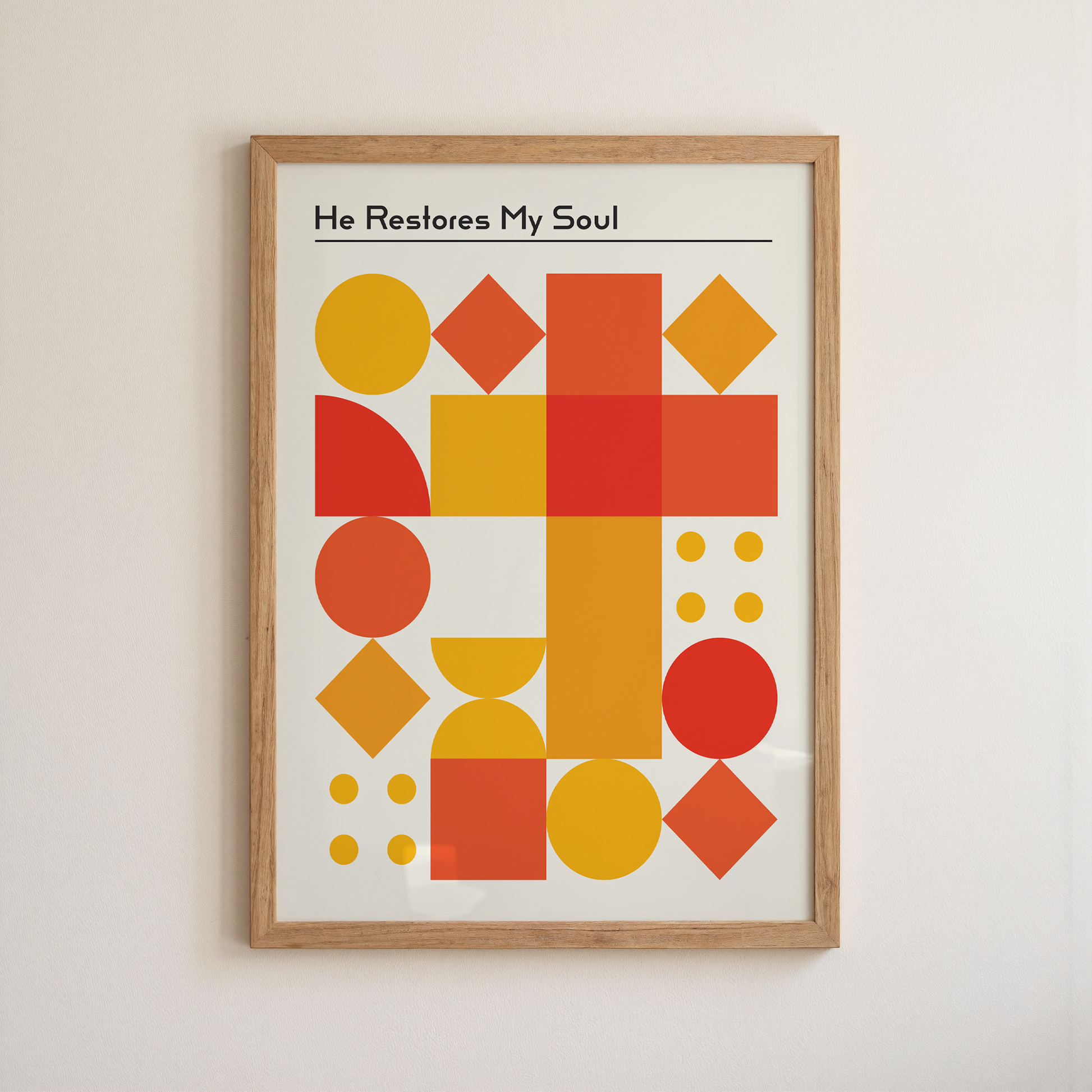 He Restores print