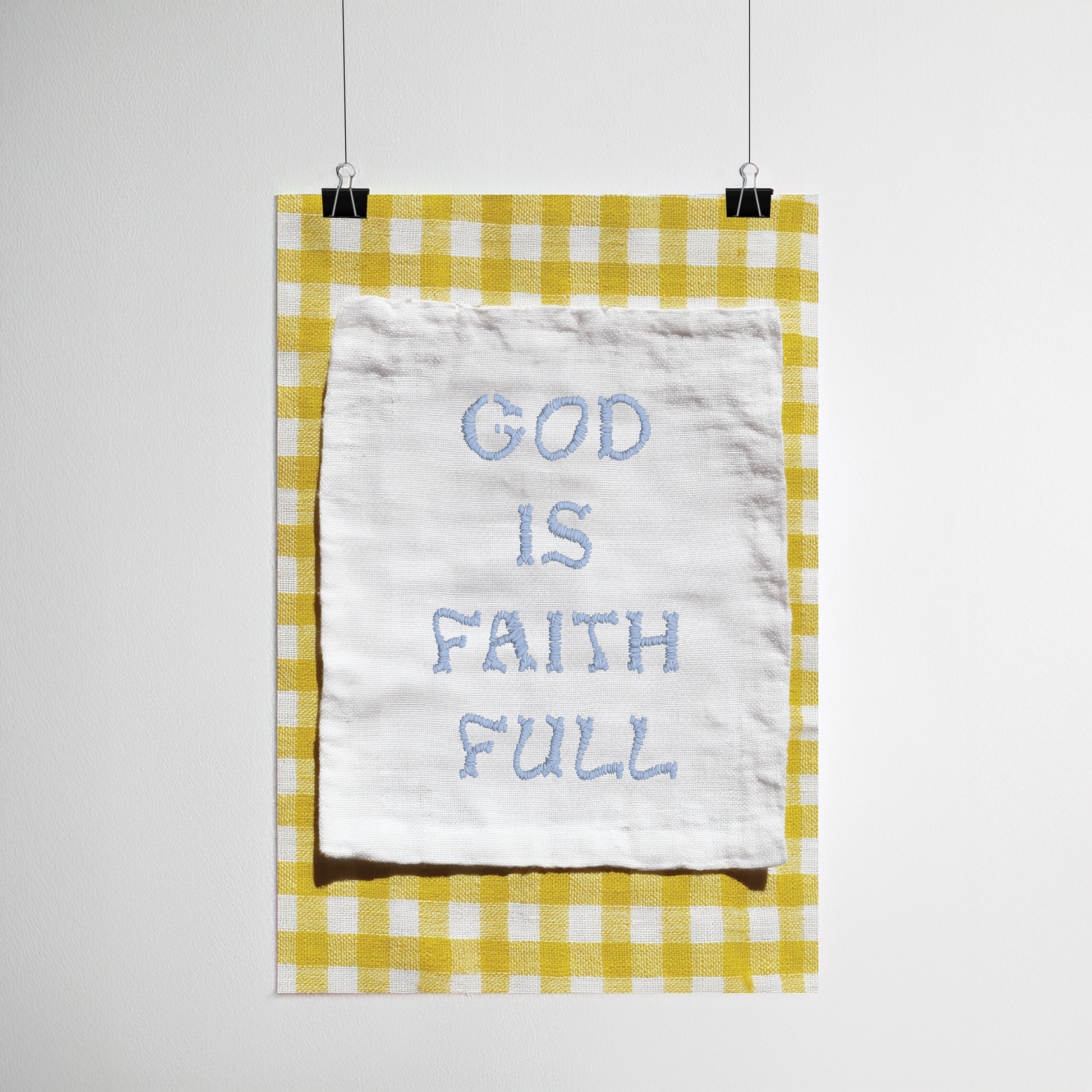 God is Faith Full print frame options