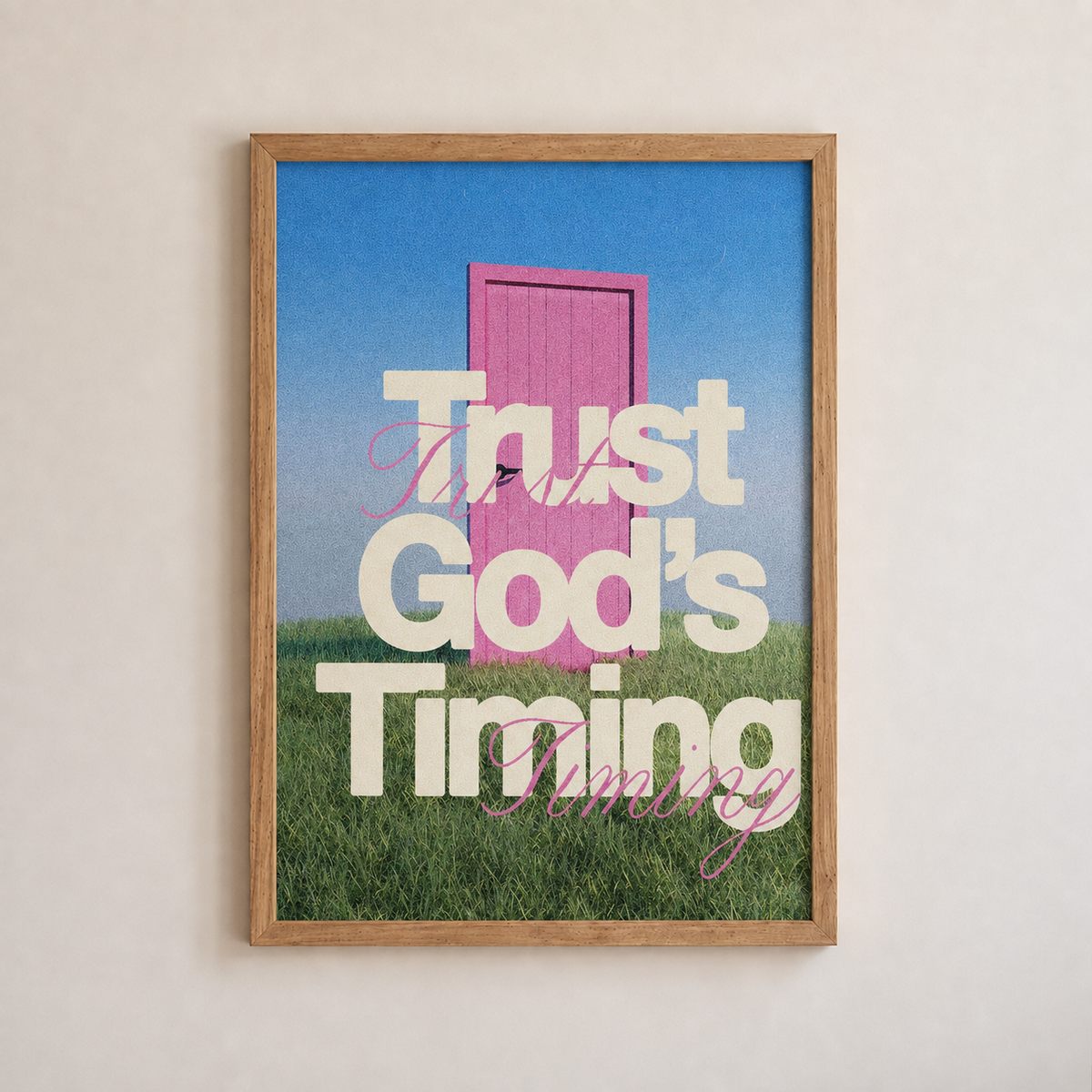 Trust God's Timing print